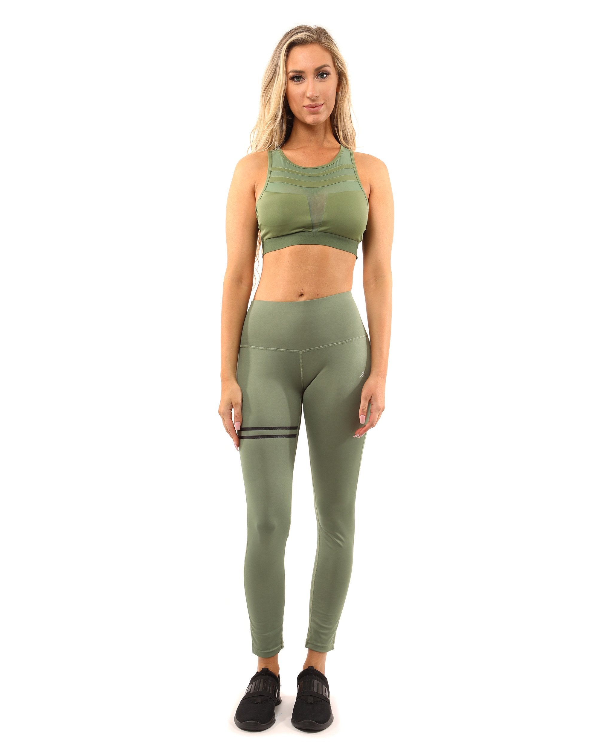 Olive-Green Workout YOGA Sport Workout Set – Gstwear.com